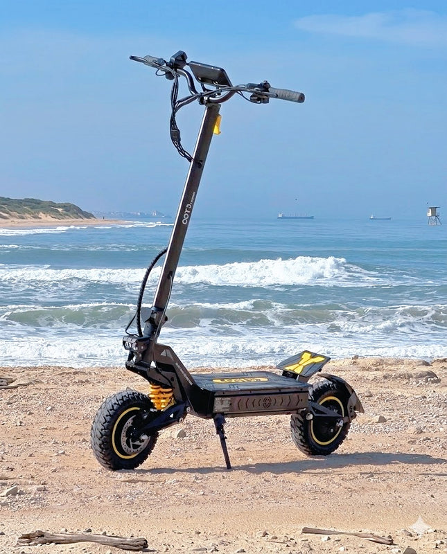 T10 PRO is ready for the coastal challenge. Are you?🛴⚡

Built rugged to handle the sand, the gravel, and the views.
Tackle spring with dual suspension power.