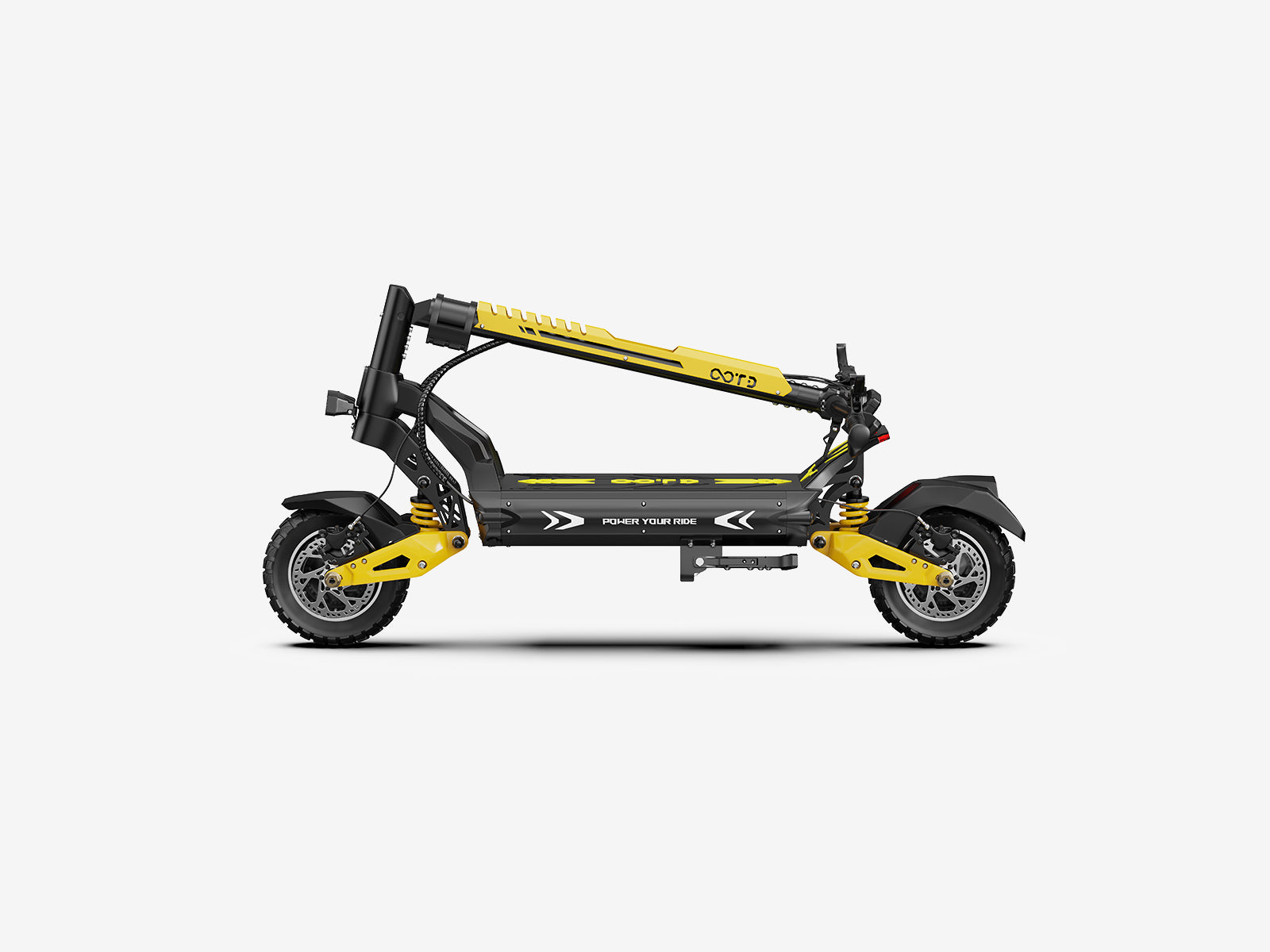 OOTD SR3 E-SCOOTER - Black-yellow