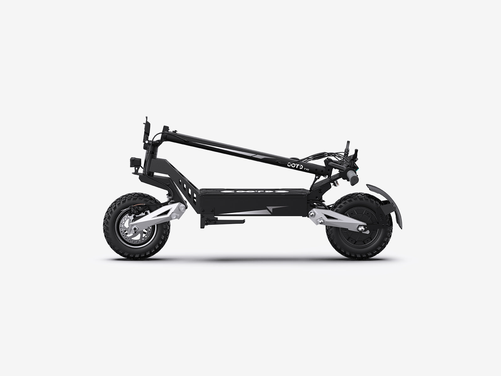 OOTD T10 E-Scooter - Black-grey