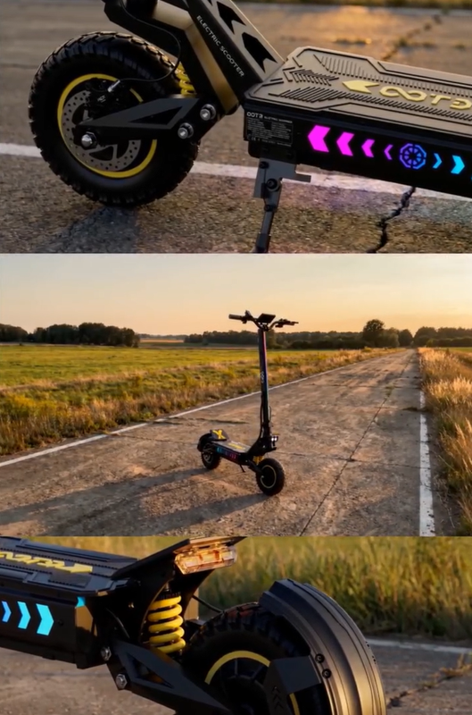 Meet your new way to explore—The OOTD T10 PRO is built to challenge every terrain. 🍃

🛡️ Front & Rear Spring Suspension
⚡️ 1300W*2 Peak Motor Power
⛰️ 11-Inch Off-Road Tires