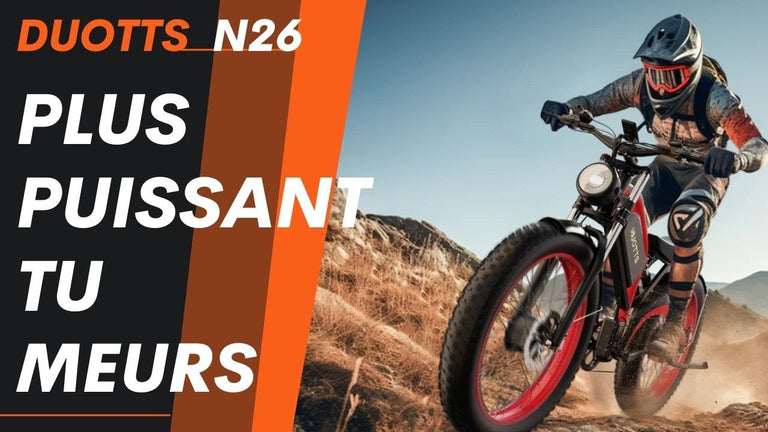 Ce fat bike 2 moteurs est une fusée (Duotts N26)