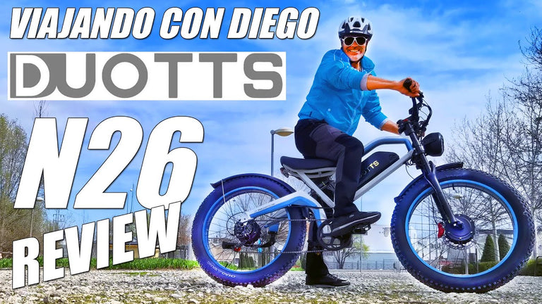 DUOTTS N26 - POWER Ebike REVIEW - VIAJANDO CON DIEGO