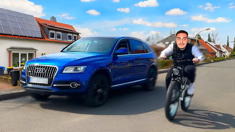 MAKINA vs BIÇIKLETA ELEKTRIKE !! DUOTTS N26